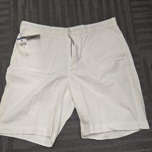 Polo by Ralph Lauren White Flat Front Shorts